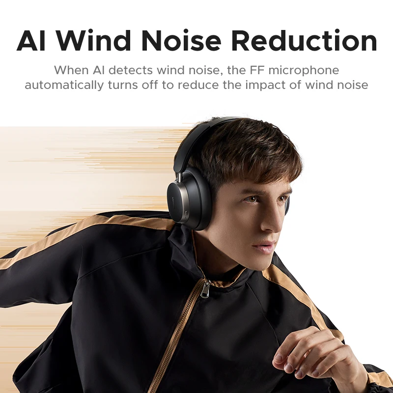 UGREEN Studio Pro 48dB ANC Wireless Headphones Over Ear Bluetooth Earphones Active Noise Cancellation Hi-Res LDAC 120h Playtime - Image 5